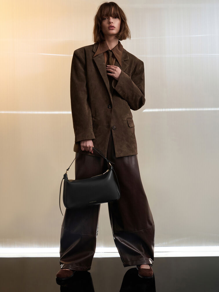 شنطة كتف كالا, أسود, hi-res