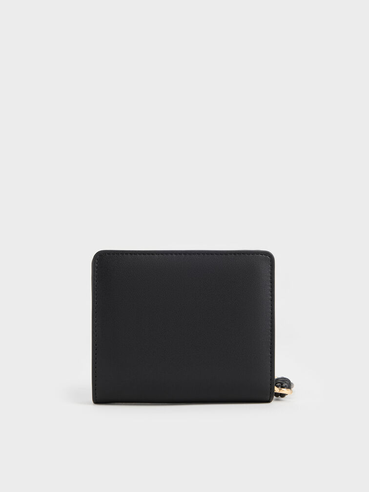 Everleigh Zip-Around Small Wallet, Black, hi-res
