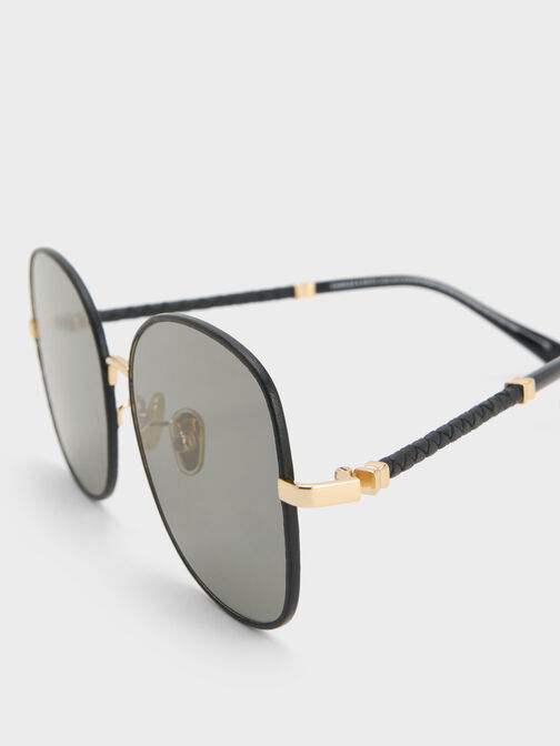 نظارات إيفيت باترفلاي الشمسية, أسود, hi-res