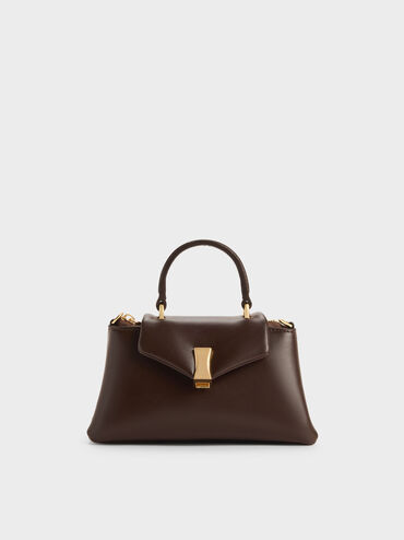 Micro Lilibet Top Handle Bag, Espresso Brown, hi-res