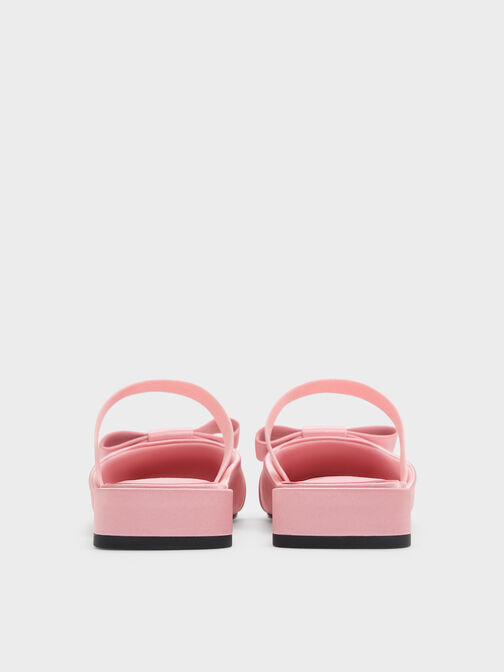 Brantley Bow Mules, Pink, hi-res