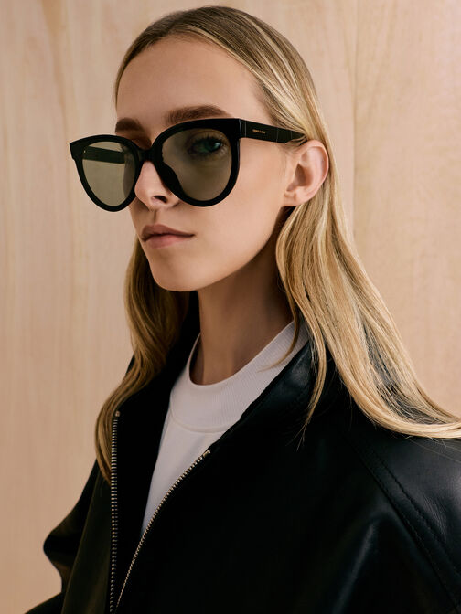 نظارات شمسية أفياتور بريا قابلة للطي, أسود, hi-res