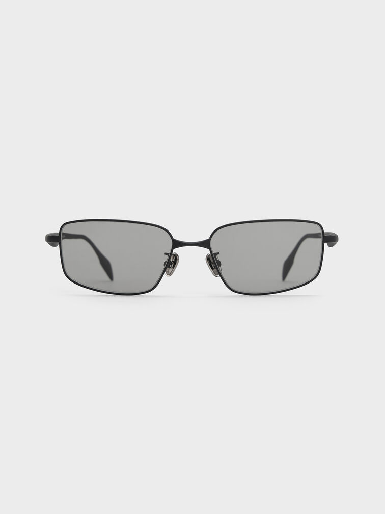 Celestia Rectangular Sunglasses, Noir, hi-res