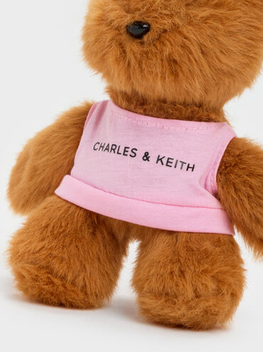 دلاية دودي على شكل دب بقميص وردي, متعدد الألوان, hi-res