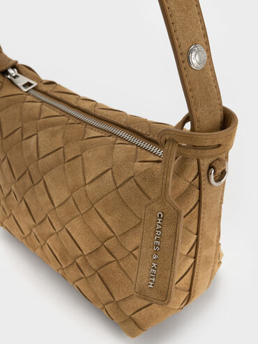 Ivette Woven Shoulder Bag, Sahara Sand, hi-res