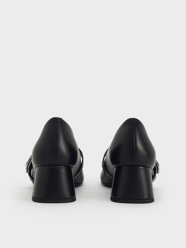 Lando Mary Jane Pumps, Black, hi-res