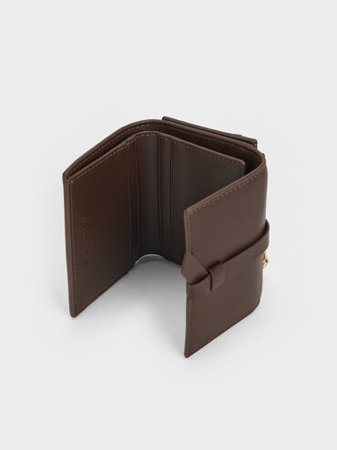 محفظة صغيرة كالا بحمالة معقودة, بني غني كالإسبريسو, hi-res