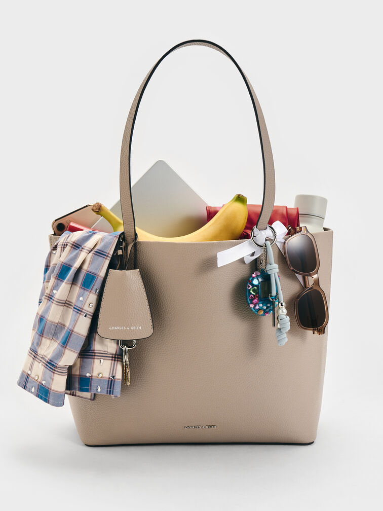 Beryl Tote Bag, Taupe, hi-res