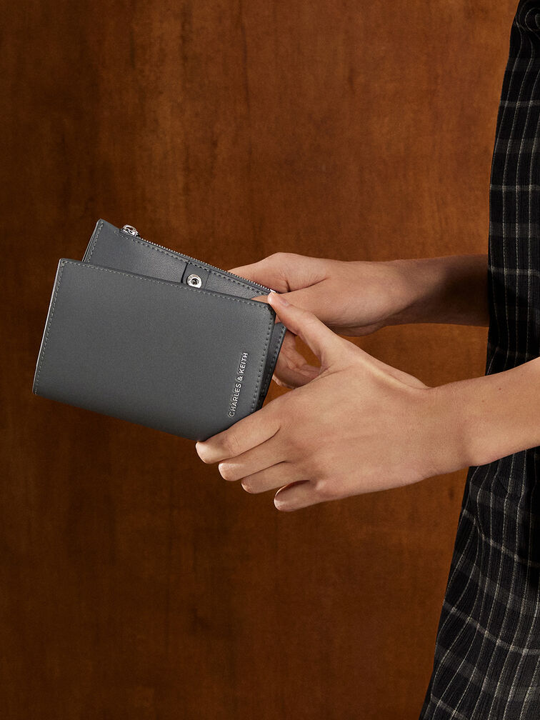 Noelle Passport Holder, Grey, hi-res