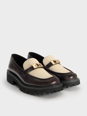 Lando Canvas Platform Loafers, Multi, hi-res