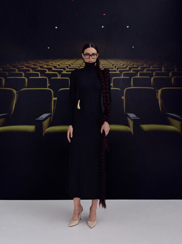 حذاء بكعب عالٍ مفتوح من الخلف من الجلد, شوفاني, hi-res