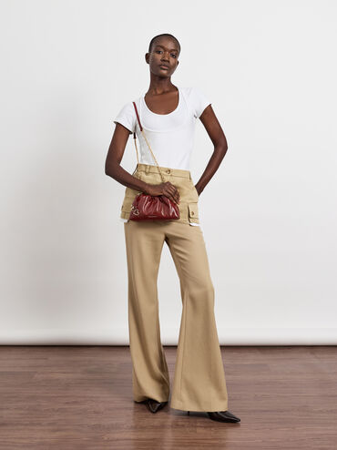 حقيبة كروسبودي من سياراروشد, برغندي, hi-res